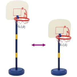 vidaXL Basketballkorb mit Ständer, Ball & Pumpe Verstellbar 90/121 cm
