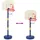vidaXL Basketballkorb mit Ständer, Ball & Pumpe Verstellbar 90/121 cm