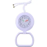Csparkv - Dhrs Wasserdichte Wanduhr, Badezimmeruhr, Badezimmeruhr, Küchenuhr, Duschuhr, Saugnapfuhr Mit Handtuchring