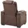 Atlantic Home Collection Relaxsessel Faris Federkern 95 x 110 x 98 cm Braun mit Getränkehalter und Staufach