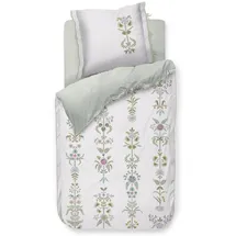 Pip Studio Hiedra Cremefarben Tropisch Blüten Blumen Farne Wurzeln Früchte Muscheln Knospen, Größe:155 cm x 220 cm