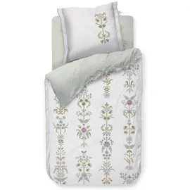 Pip Studio Hiedra Cremefarben Tropisch Blüten Blumen Farne Wurzeln Früchte Muscheln Knospen, Größe:155 cm x 220 cm