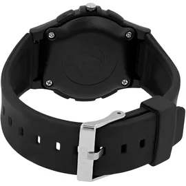 Q&Q Herrenuhr mit Silikonarmband in schwarz
