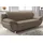 TRENDMANUFAKTUR 3-Sitzer TRENDMANUFAKTUR "Rondo II zeitlos und bequem", braun (tan), B:207cm H:85cm T:94cm, Struktur ( 100% Polyester), Sofas, wahlweise mit komfortablem Federkern, mit extra breiten Armlehnen