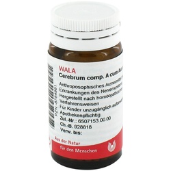 Cerebrum Comp. A cum Auro compositus Globuli