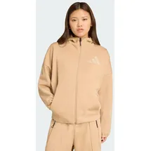 adidas Z.n.e Reißverschlusspullover Sweatshirt Warm Sandstone L