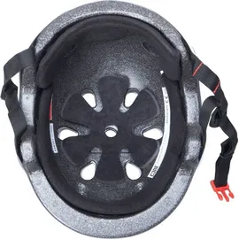 Fantic26 Core Street Stunt-Scooter Skateboard BMX Helm - Fantic26 Sticker L/XL Weiß/Schwarz)