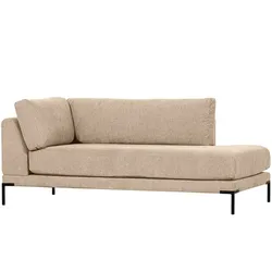 Modulsofa Couple Lounge-Element Rechts, Natur