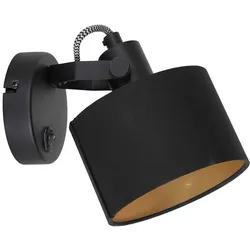 Wandleuchte Wandstrahler Schlafzimmerleuchte Flurlampe Gold Spot beweglich