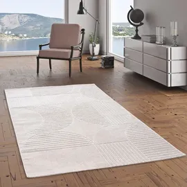 Pergamon In & Outdoor Teppich Flachgewebe Classy Creme Trend 80x150cm