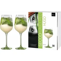 Eisch Hugo 2er Set mit grünem Fuß