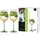 Eisch Hugo 2er Set mit grünem Fuß