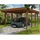 SKANHOLZ Friesland Einzelcarport 3,97 x 5,55 m nussbaum inkl. EPDM-Dachfolie