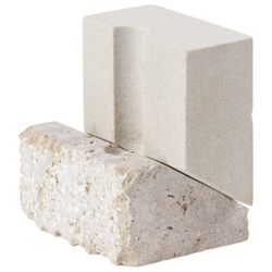 Kristina Dam Studio - Offset Kerzenhalter, H 10 cm, hellgrau