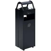 Proregal Kombiascher mit Schloss und Blenden 35 Liter, HxBxT 97,5 x 30,5 x 26,5 cm Stahl Anthrazit