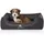 Knuffelwuff Hundebett Madison M-L 85 x 63 cm schwarz