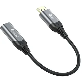 Equip DisplayPort-auf-HDMI-Adapter 1.4 0,15 m Grau
