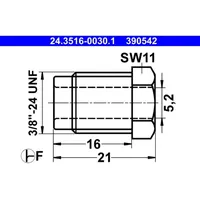 ATE Überwurfschraube 24.3516-0030.1