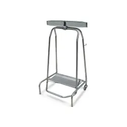 ETERNASOLID Abfallsammler Klappi, fahrbar, 110 Liter 210344 , Maße (Ø x H): 47,5 x 95 cm