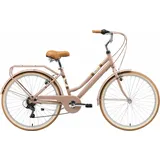 Bikestar Cityrad BIKESTAR Fahrräder Gr. 41cm, 26 Zoll (66,04cm), braun für Damen, Kettenschaltung