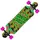 Santa Cruz Longboard 36 GRÜN|rosa 1"