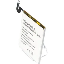 AccuCell Akku passend für Google Pixel 3a XL, Li-Polymer, 3,85V, 3400mAh, 13,1Wh, built-in, ohne Werkzeug