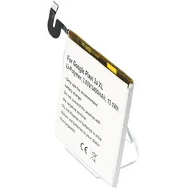 AccuCell Akku passend für Google Pixel 3a XL, Li-Polymer, 3,85V, 3400mAh, 13,1Wh, built-in, ohne Werkzeug