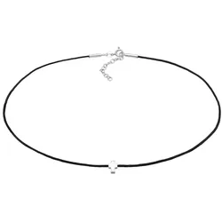 Elli Choker Kreuz Nylonkette 925 Silber 36 Damen 