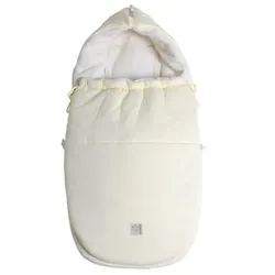 Kaiser Winter Babyschalen Fußsack JERSEY HOOD vanille ice