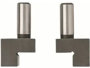 Mahr Schultermesseinsätze Paar z. Messung von Außen-Zentrierspitzen