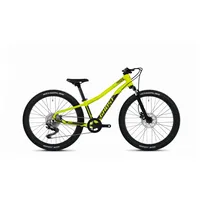 Ghost Kato 24 Pro-Mountainbike - Spezial-Jugendmodell in glossy lime green/black - Robustes Outdoor-