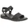 Paul Green Riemchensandale Damen Schwarz 42,5