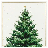 Home fashion Home Fashion®, Fir Tree, Lunch-Servietten aufgefaltetes Maß