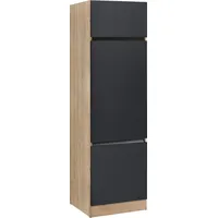 OPTIFIT Seitenschrank Roth 60 x 57,1 x 206,8 cm Schwarz