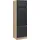 OPTIFIT Seitenschrank Roth 60 x 57,1 x 206,8 cm Schwarz