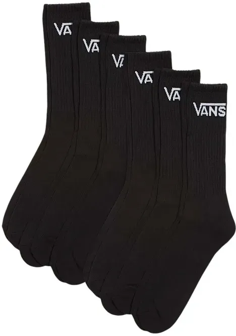VANS CLASSIC CREW ROX 6er Pack Socken 2026 black - 48-51