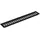 vasalat Lüftungsgitter 400 mm Aluminium schwarz eloxiert - 60 mm