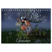 Calvendo Elfenlichter (Tischkalender 2026 DIN A5 quer), CALVENDO Monatskalender: