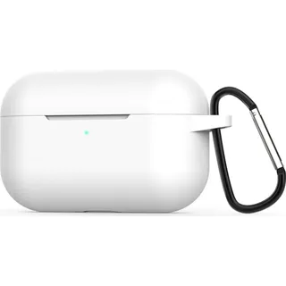 Silikon Mini Wireless Earphone Protective Case Storage Box für Air-Pods Pro 3-Weiss - Weiß
