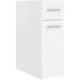 vidaXL Apothekerschrank 20 x 45,5 x 60 cm Weiß