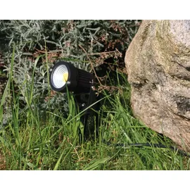 ChiliTec Außenleuchte Aluminium 5W 430lm inkl. Erdspieß schwarz
