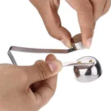 Aramox Eierköpfer Edelstahl Eieröffner Silber Egg Topper Edelstahl Egg Breaker