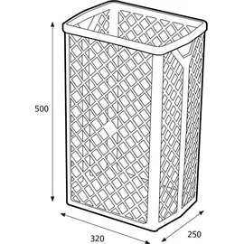 Katrin Abfalleimer 40 l Weiß