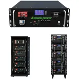 TZIpower PV Solarspeicher 48V / 51,2V 5kWh, 10kWh Akku Rack LiFePo4 Speicher Solarakkus (48 V)