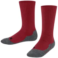 Falke Socken Active Warm K SO Wolle Funktionsmaterial dick atmungsaktiv 1 Paar, Rot 31-34