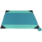 Ticket to the Moon Stranddecke 213 x 213 cm - 420 g - Beach Blanket - Picknick-Decke für Park und Reisen - Strandtuch - handgefertigt - 10J. Garantie