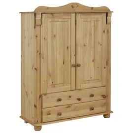 otto home Wäscheschrank OTTO HOME "Adele, Mehrzweckschrank", beige (natur), B:93cm H:135cm T:40cm, Massivholz, Schränke, aus massiver Kiefer, 2-oder 3-türig