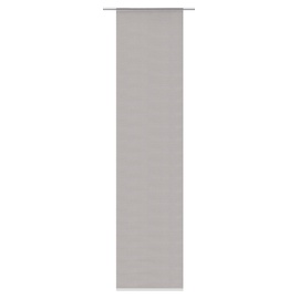 Home Fashion Schiebevorhang Bambus-Optik Versteift, Polyester, Stein, 245 x 60 cm