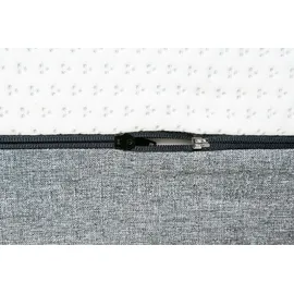 Genius eazzzy Matratze 200x200 cm orthopädische Visco Kaltschaummatratze mit 8-Zonen und 20cm hoch, Härtegrad H2-H3 | Komfort,