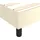 vidaXL Boxspringbett mit Matratze Creme 100x200 cm Kunstleder